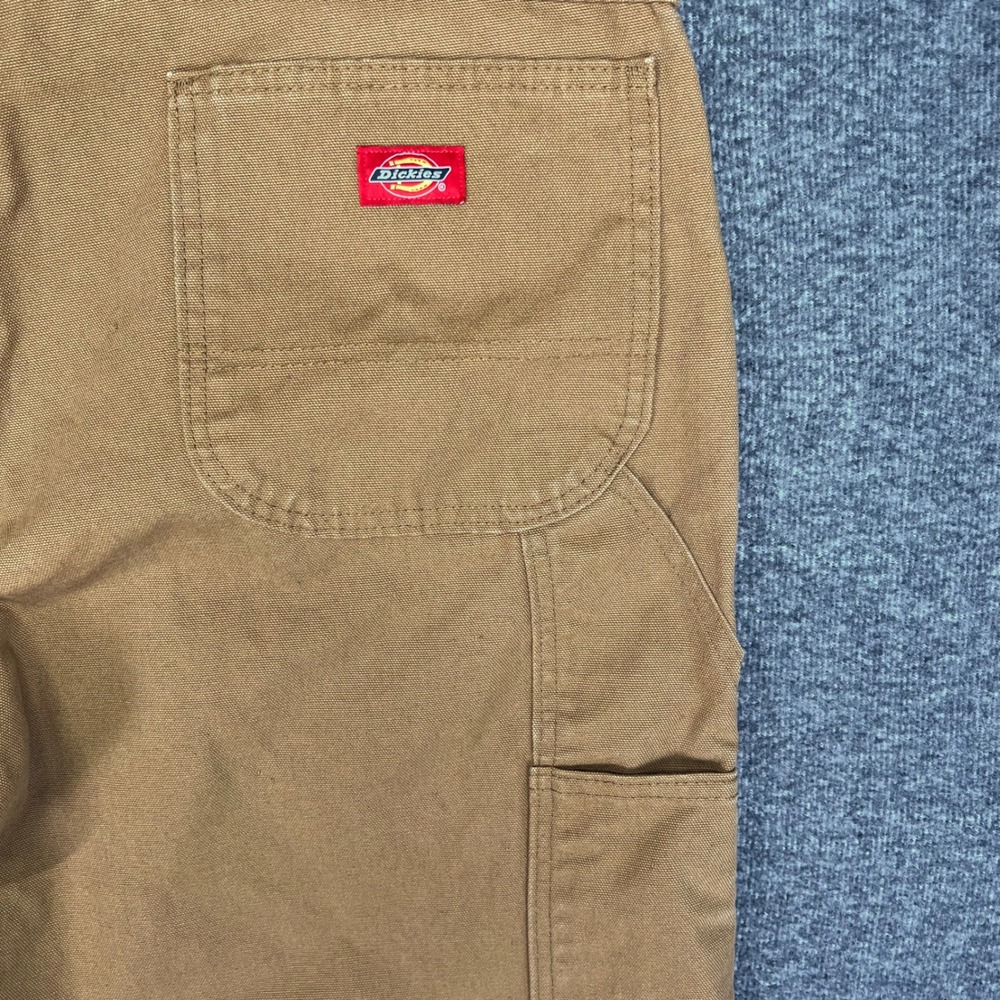 Dickies Carpenter Pants Mens 38x32 Brown Duck Canvas Workwear Utility Rugged Y2K - Picture 10 of 12